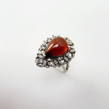 Anillo de Granate naranja Hessonite - Anillos