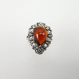 Anillo de Granate naranja Hessonite - Anillos