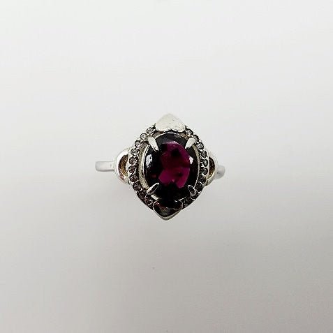 Anillo de Granate y cubic zirconia - Anillos