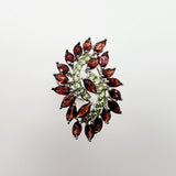 Anillo de Granate y Peridoto - Anillos