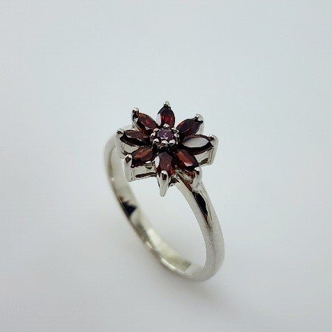 Anillo de Granate y Rodolita - Anillos