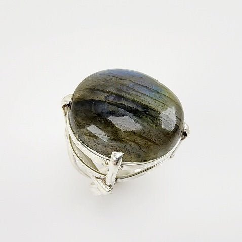 Anillo de Labradorita azul - Anillos