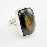 Anillo de Labradorita Lavanda - Anillos