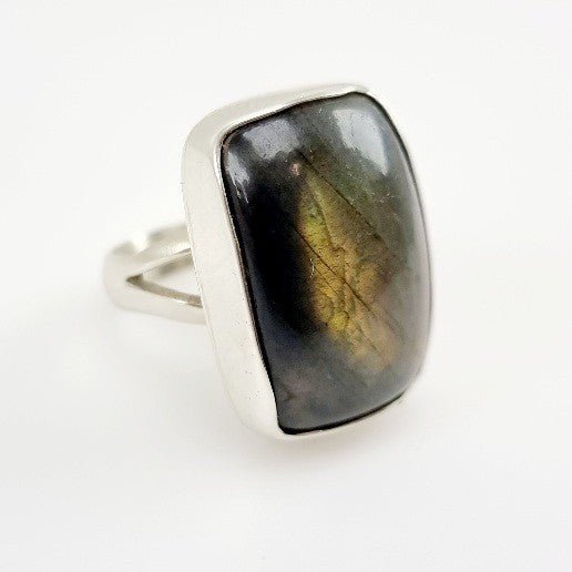 Anillo de Labradorita Lavanda - Anillos