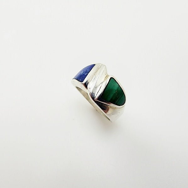 Anillo de Lapislazuli y Malaquita - Anillos