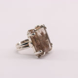 Anillo de Lodolito o cuarzo musgoso - Anillos