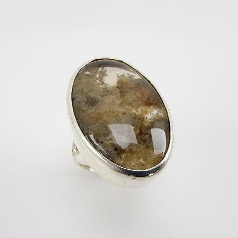 Anillo de Lodolito o cuarzo musgoso - Anillos