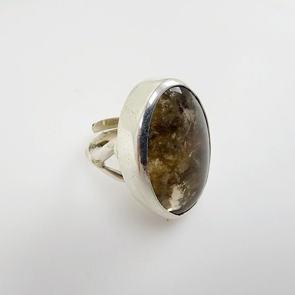 Anillo de Lodolito o cuarzo musgoso - Anillos