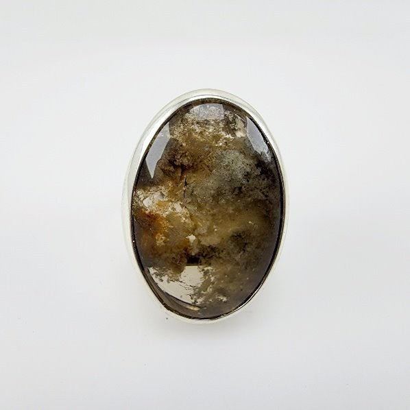 Anillo de Lodolito o cuarzo musgoso - Anillos