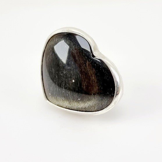 Anillo de Obsidiana Dorada - Anillos