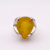 Anillo de Ópalo Amarillo - Anillos