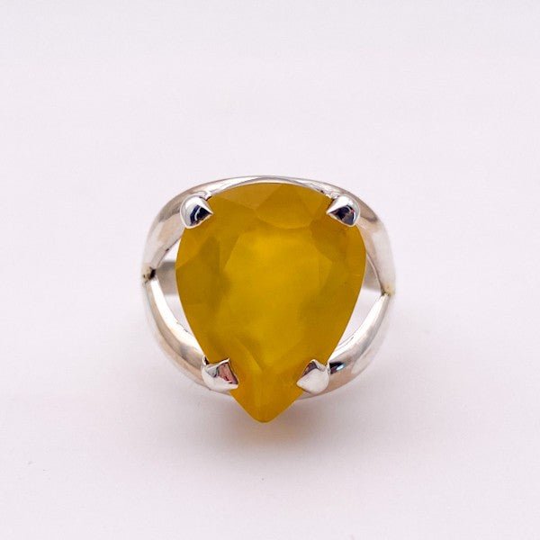 Anillo de Ópalo Amarillo - Anillos