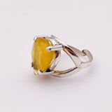 Anillo de Ópalo Amarillo - Anillos