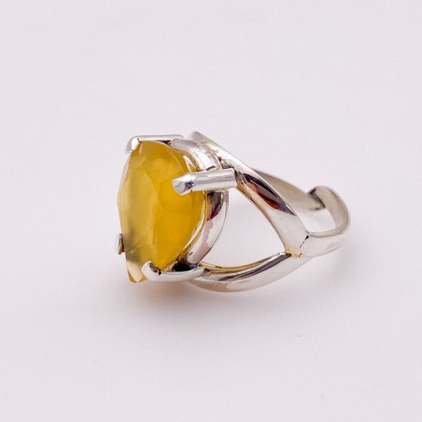 Anillo de Ópalo Amarillo - Anillos
