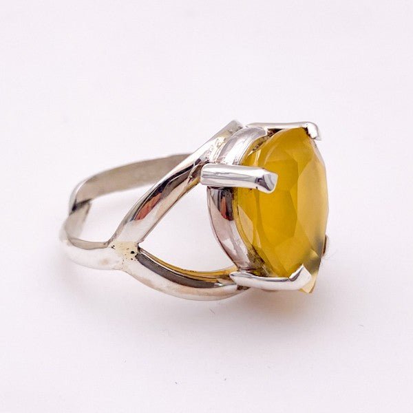 Anillo de Ópalo Amarillo - Anillos