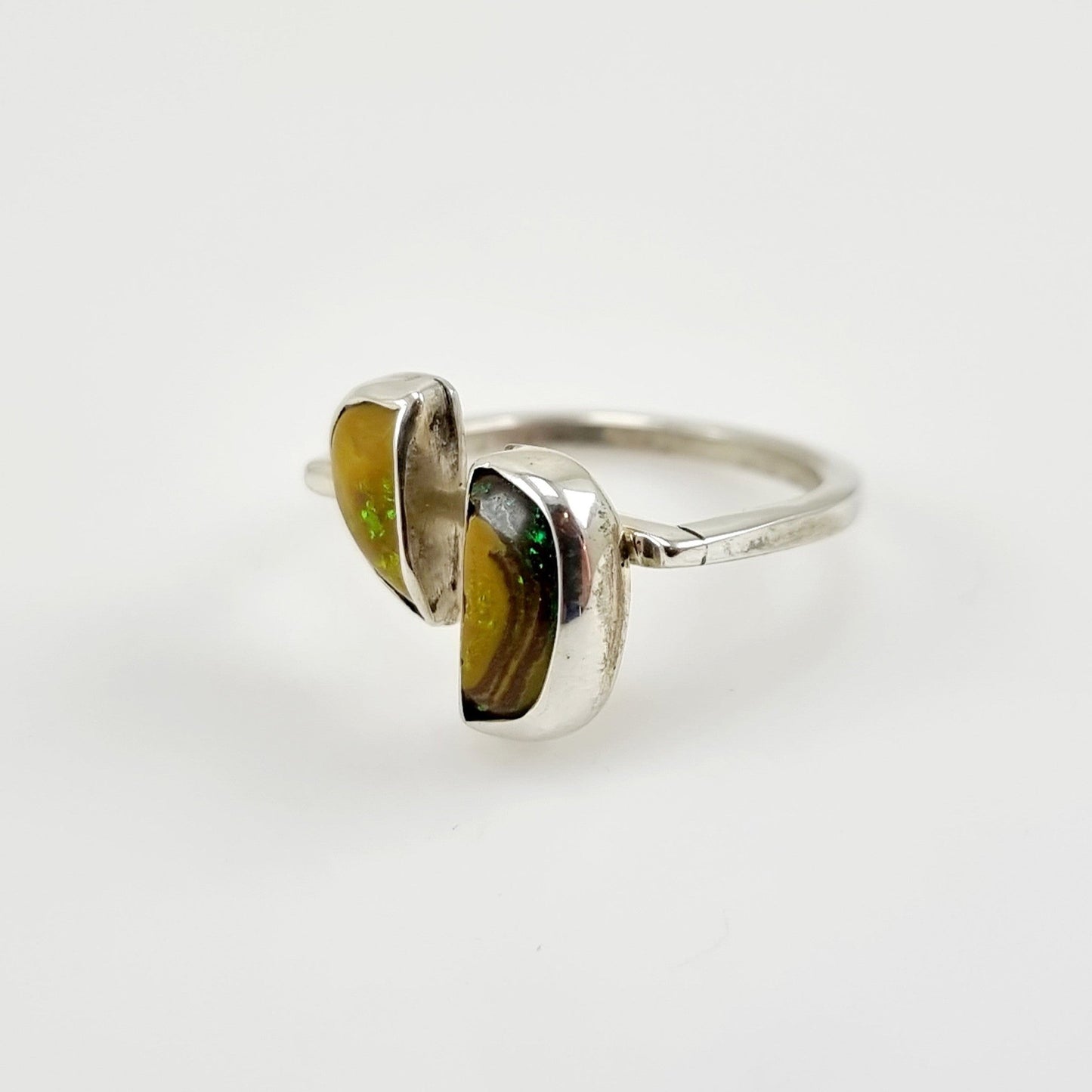 Anillo de Ópalo Boulder - Anillos