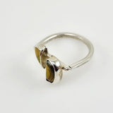 Anillo de Ópalo Boulder en Plata 925 vista lateral- Anillos