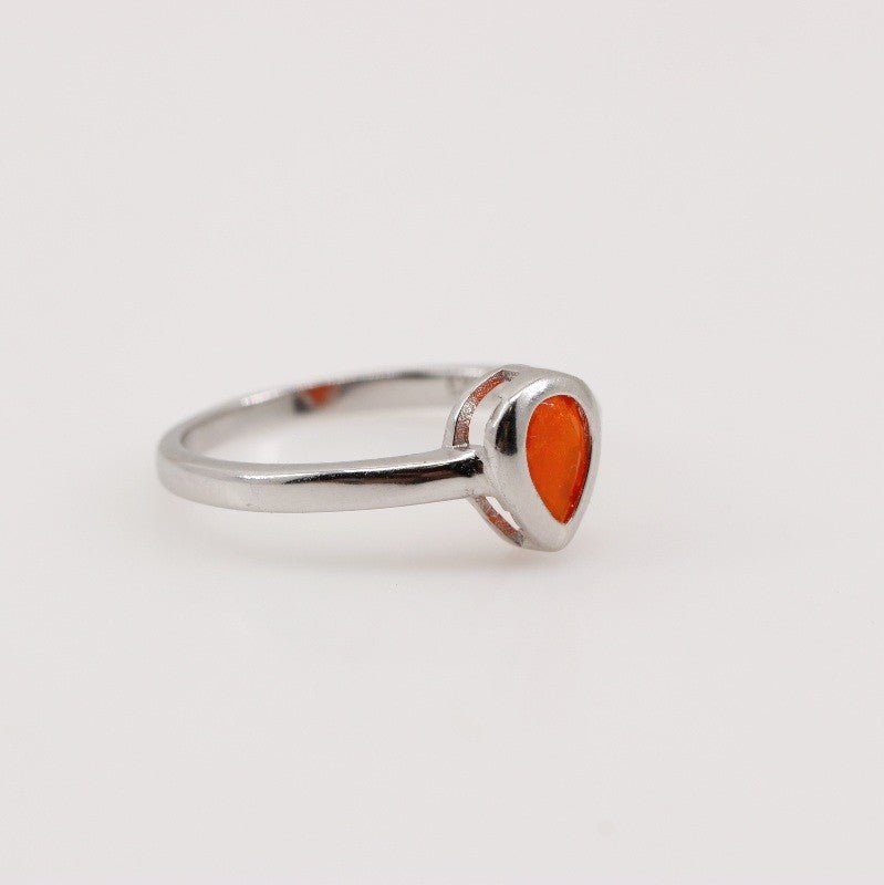 Anillo de Ópalo De Fuego - Anillos