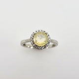 Anillo de Ópalo Welo y cubic zirconia - Anillos