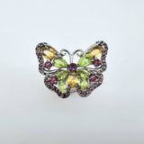 Anillo de Peridoto, Citrino y Granate rodolito - Anillos