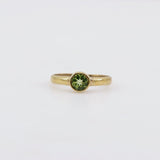 Anillo de Peridoto con baño de oro 24 k - Anillos