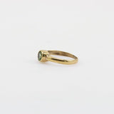Anillo de Peridoto con baño de oro 24 k - Anillos