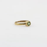 Anillo de Peridoto con baño de oro 24 k - Anillos