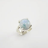 Anillo de Piedra Luna con berilo - Anillos