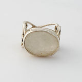 Anillo de Piedra Luna Facetada - Anillos