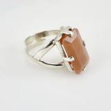 Anillo de Piedra Sol Facetada - Anillos