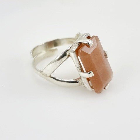 Anillo de Piedra Sol Facetada - Anillos