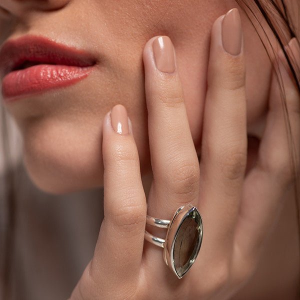 Anillo de Prasiolita - Anillos