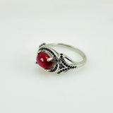 Anillo de Rubí y Espinela negra - Anillos