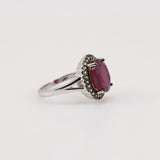 Anillo de rubí y zafiro amarillo - Anillos