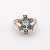 Anillo de Topacio Azul - Anillos
