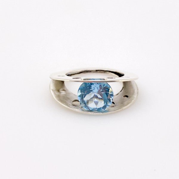 Anillo de Topacio Azul - Anillos