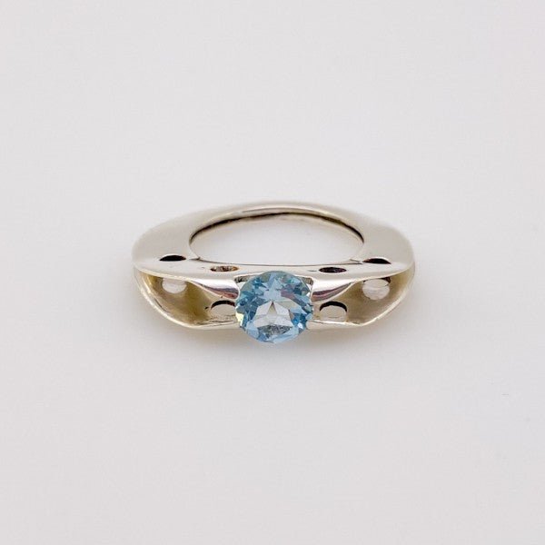 Anillo de Topacio Azul - Anillos