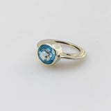 Anillo de Topacio Azul - Anillos