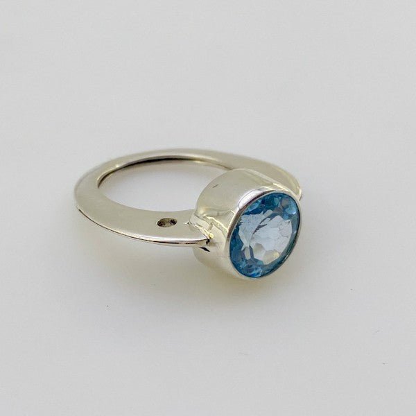 Anillo de Topacio Azul - Anillos