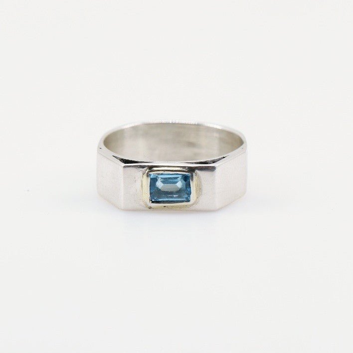 Anillo de Topacio Azul - Anillos