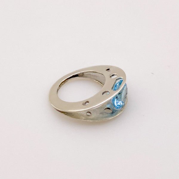 Anillo de Topacio Azul - Anillos