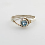 Anillo de Topacio Azul - Anillos