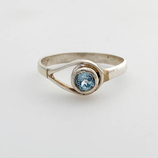 Anillo de Topacio Azul - Anillos