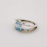 Anillo de Topacio Azul - Anillos