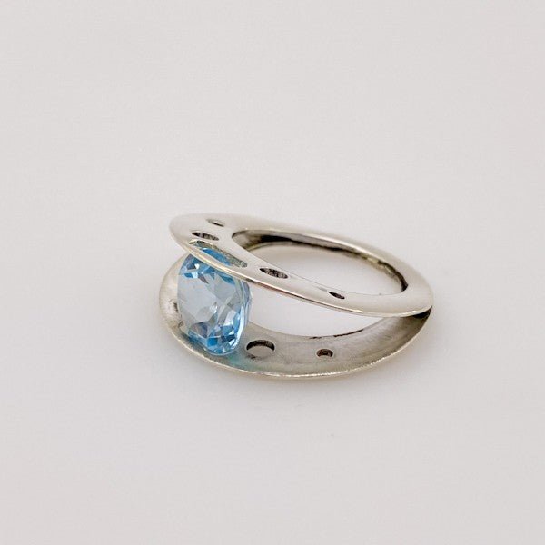 Anillo de Topacio Azul - Anillos