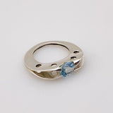 Anillo de Topacio Azul - Anillos