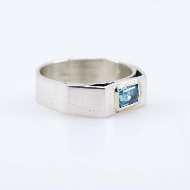 Anillo de Topacio Azul - Anillos