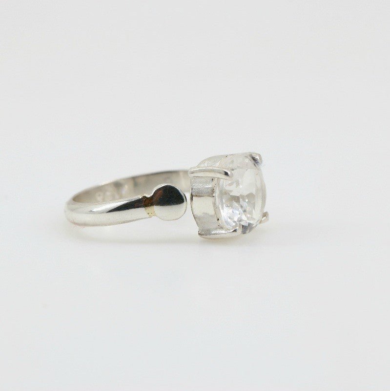 Anillo de Topacio Blanco - Anillos