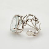 Anillo de topacio blanco - Anillos