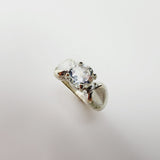 Anillo de topacio blanco - Anillos